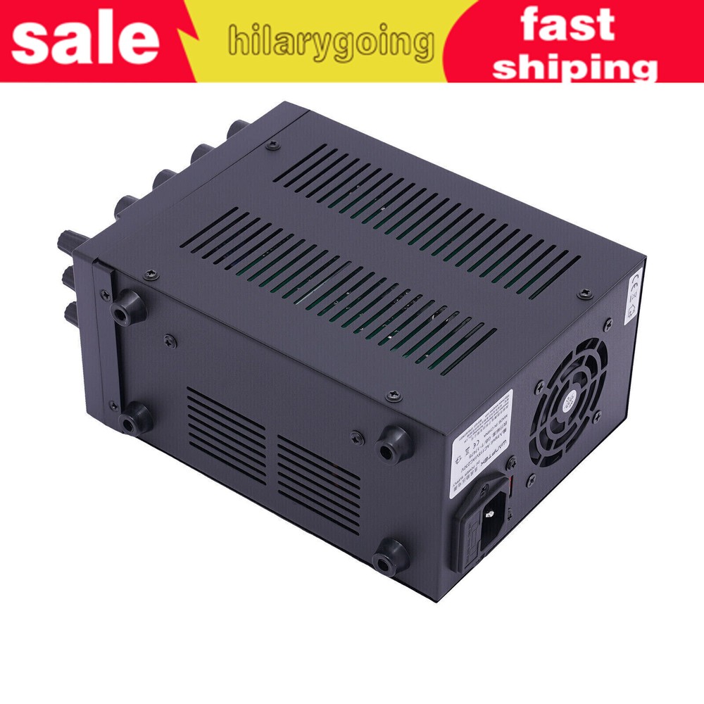 0-30V 0-10A DC Power Supply Lab Variable Adjustable Regulated Bench Switching