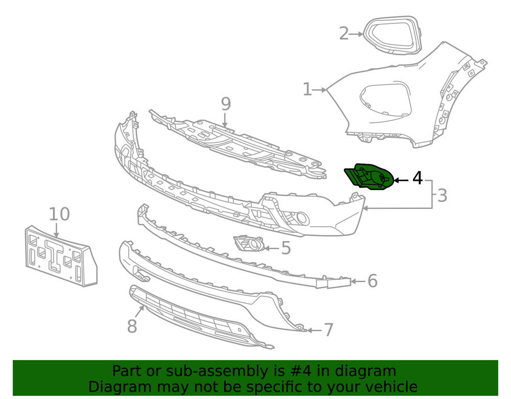 Genuine GM Lamp Bracket 42615794
