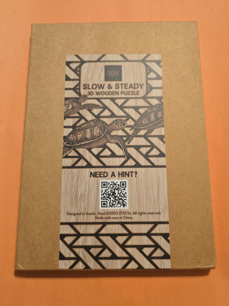 Zox Slow and Steady 3D Puzzle