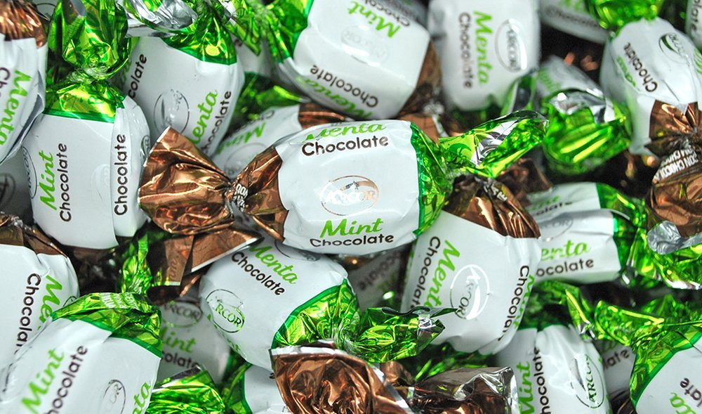 Premium Chocolate Filled Mints | Hard Candy | 2 Pound