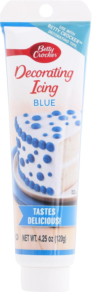 Decorating Icing, Blue, 4.25 Oz