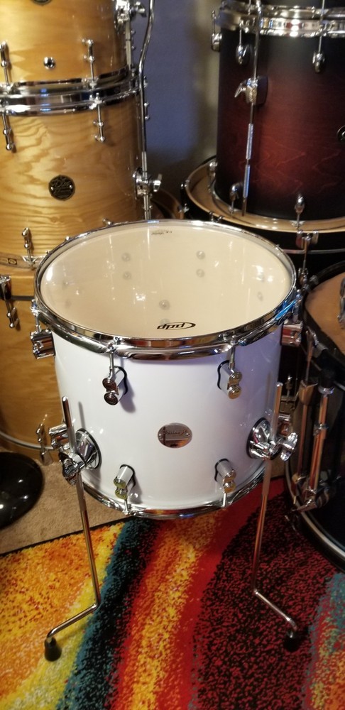 Pdp Floor Tom 14" White Sparkle "New"