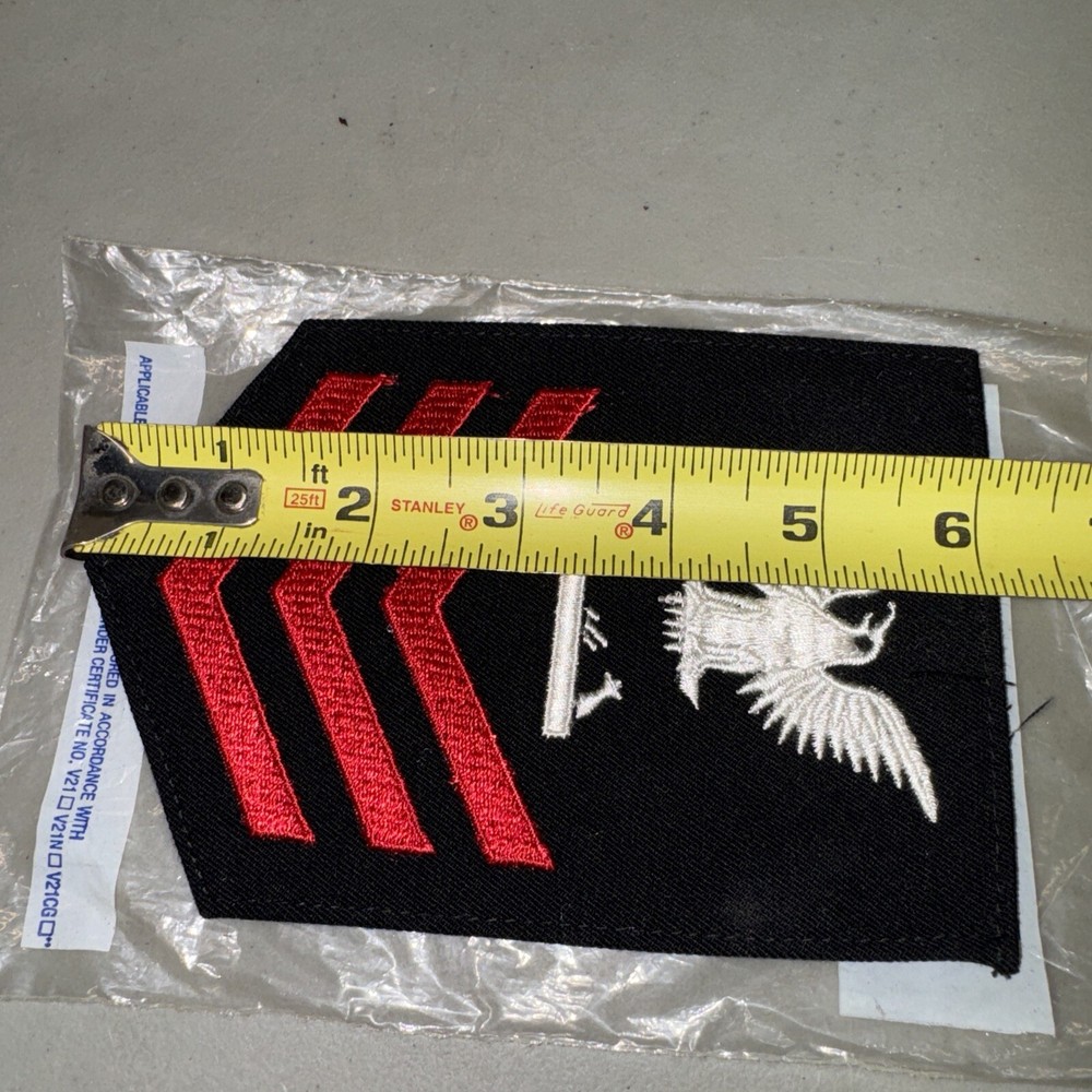 US Navy - Pattern Maker Rate 1st Class Male Size