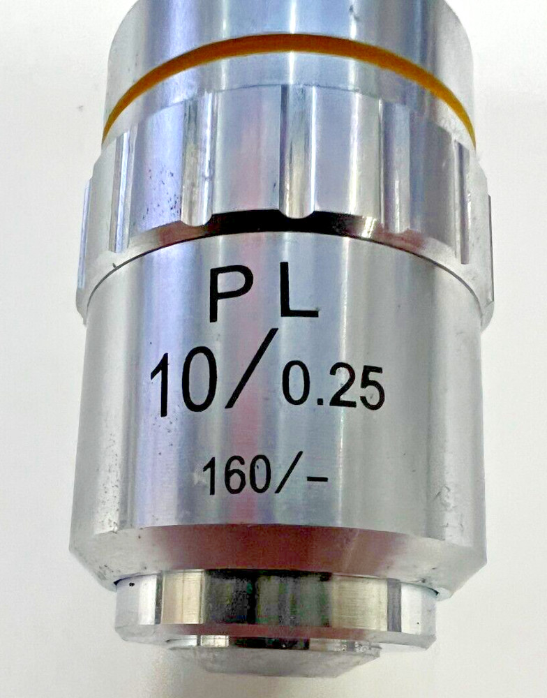 Laboratory Microscope Objective Lens PL 10/0.25 160/-