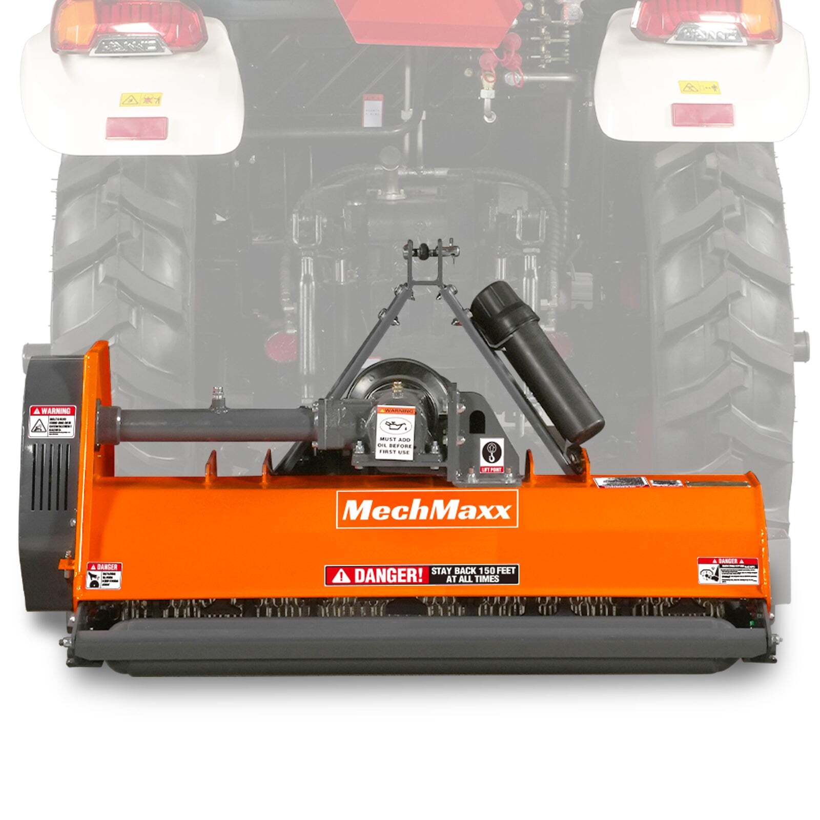 MechMaxx 3 Point PTO 48'' Light-duty Flail Mower For 15-35hp Tractor, EFS48