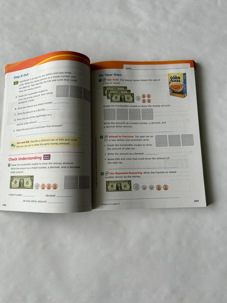 HMH into Math Grade 4, Modules 1-21