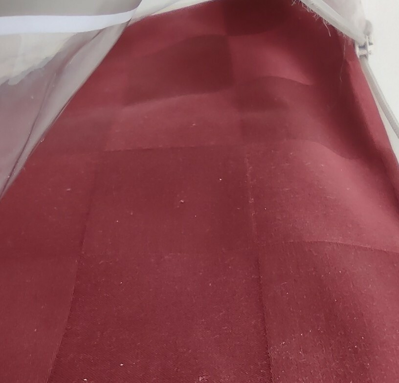 New Fieldcrest Charisma Twin Bedskirt Elegance Checkered 39x75 Burgandy Dust Ruf