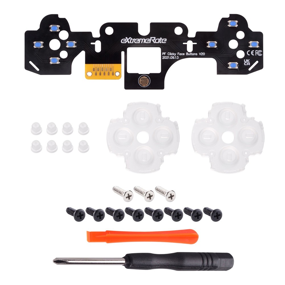eXtremeRate Face Clicky Kit V2 Mouse Click Kit for PS5 Controller BDM-010 & 020