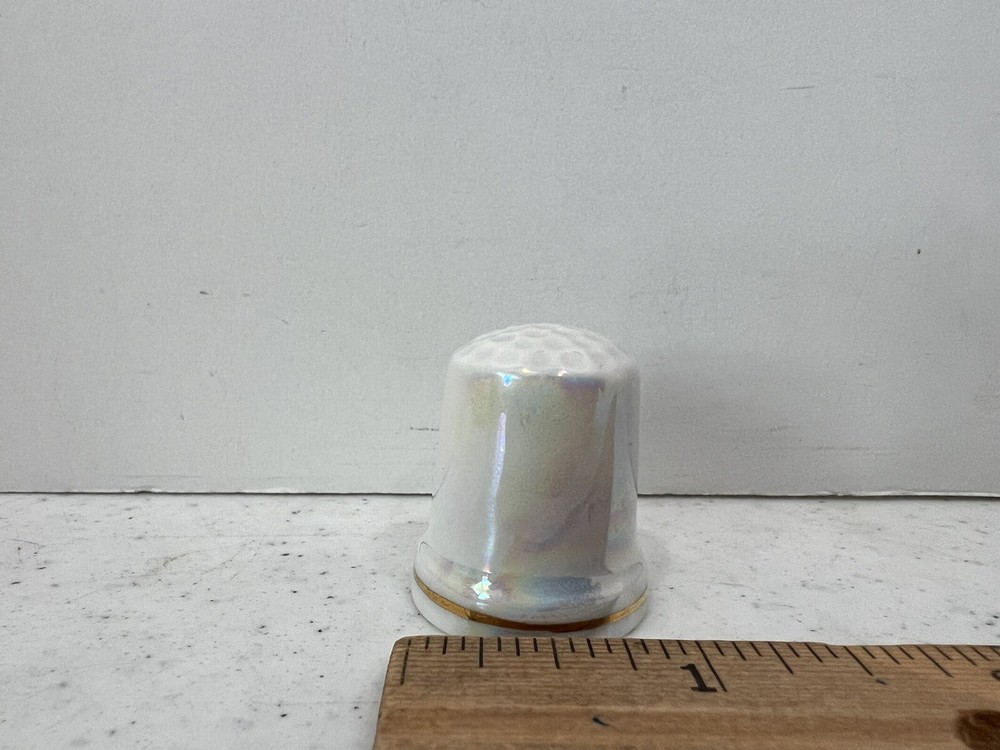 Route 66 Souvenir Ceramic Thimble Excellent