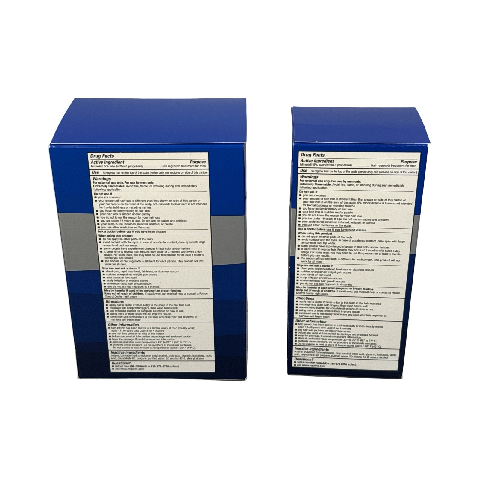 Rogaine Men’s 5% Minoxidil Foam Hair Regrowth Treatment 4x2.11 oz, Exp 04/2026