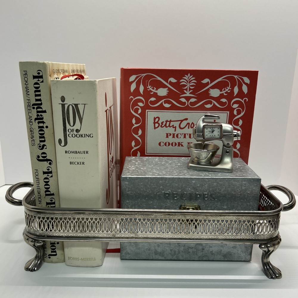 Silverplate Casserole Dish/Book Holder Reticulated Footed Vintage