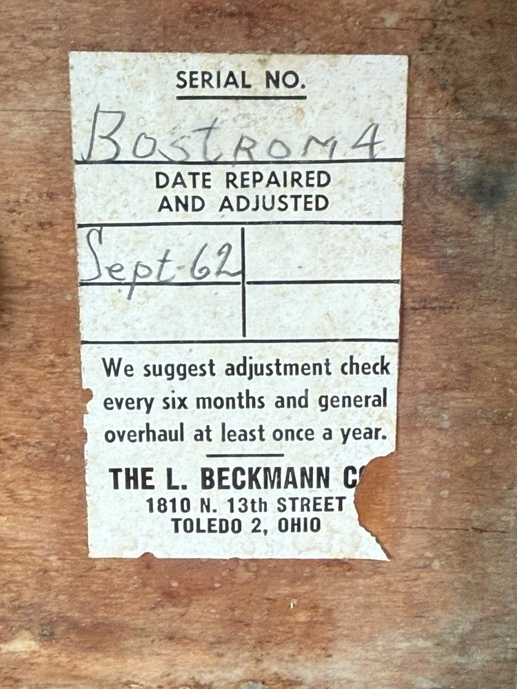 Antique Bostrom #4 Builders Level