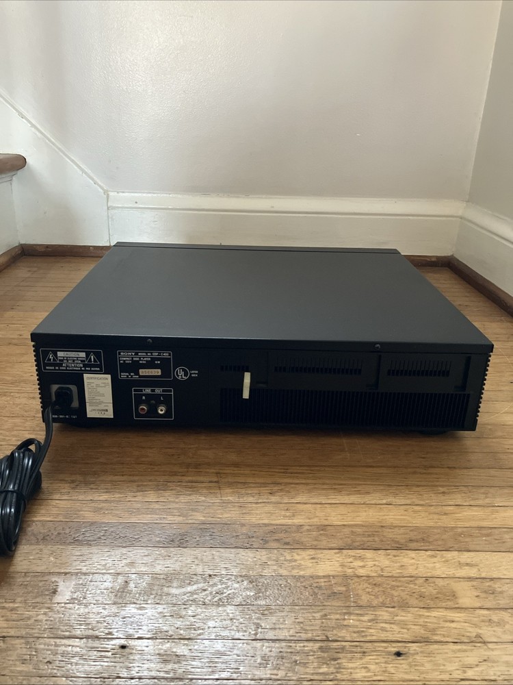 Sony CDP-C400 5- Disc CD Player Auto Loading System