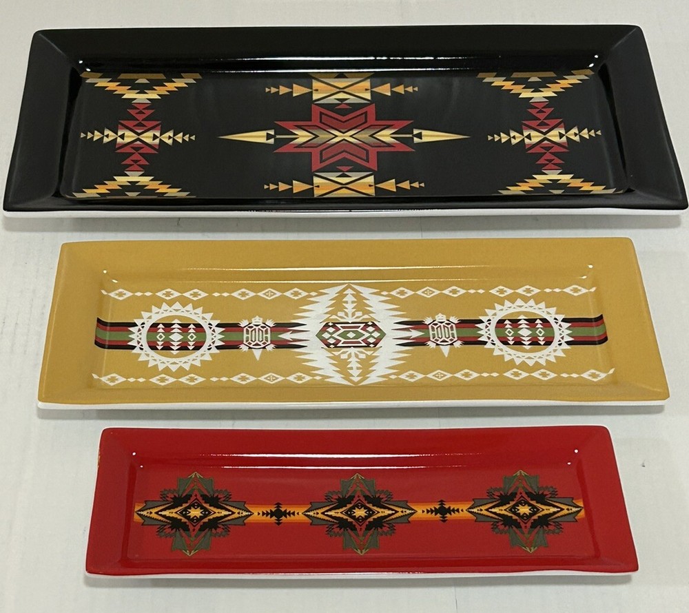 Pendleton Heritage Collection Serving Platter 3 piece Set Limited Edition