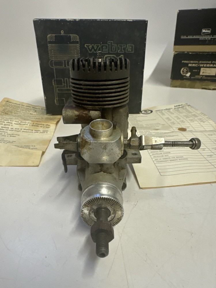 WEBRA MODEL AIRPLANE ENGINE R/C 61 RC 10CCM 1020