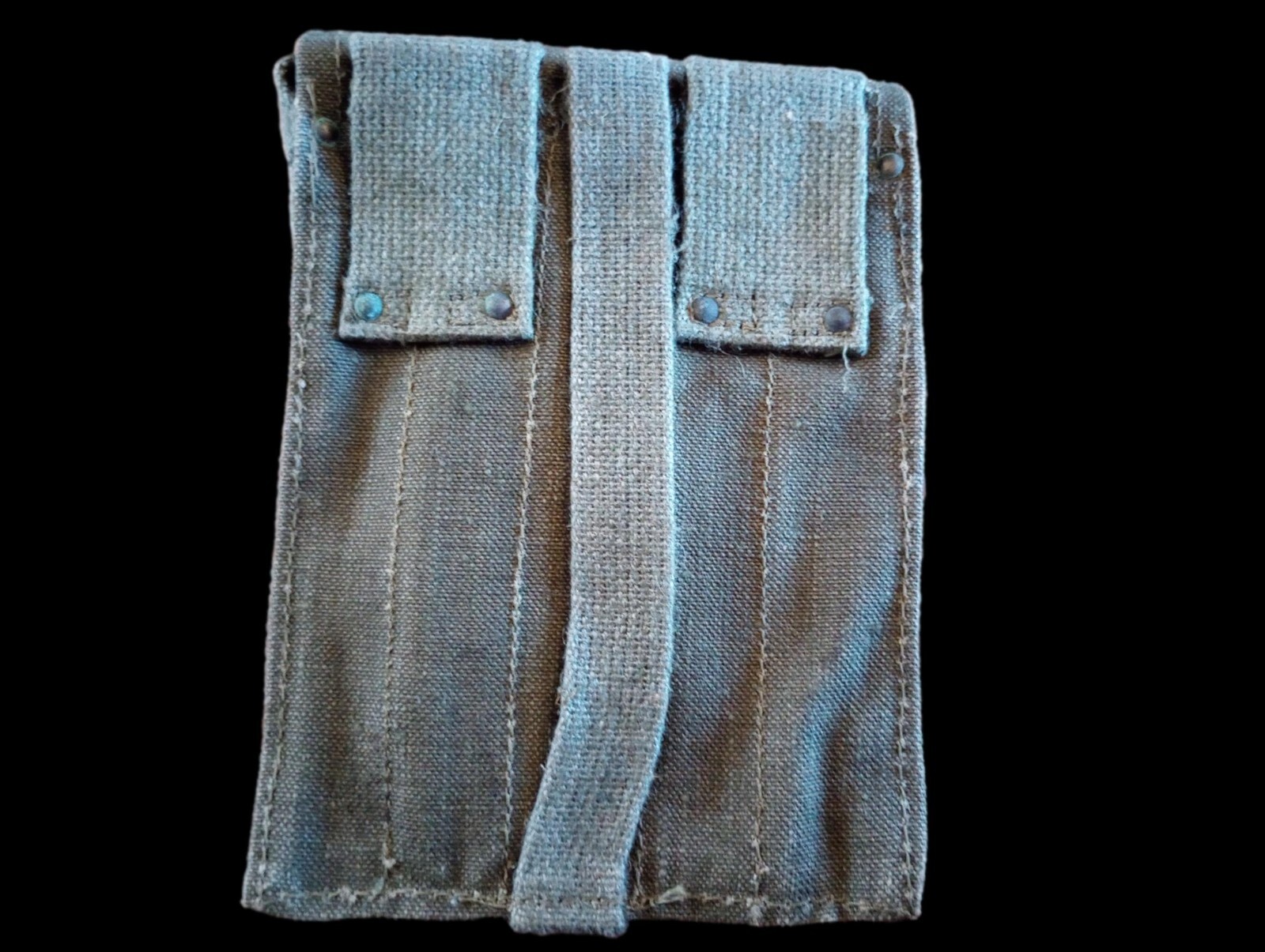 French military mat rifle magazine pouch 5 cell ammo shoulder bag genuine