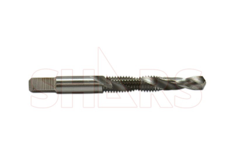 Shars 2 PCS 6mm HSS Combination Tap & Drill Set 2 Flutes D5 Thread !}