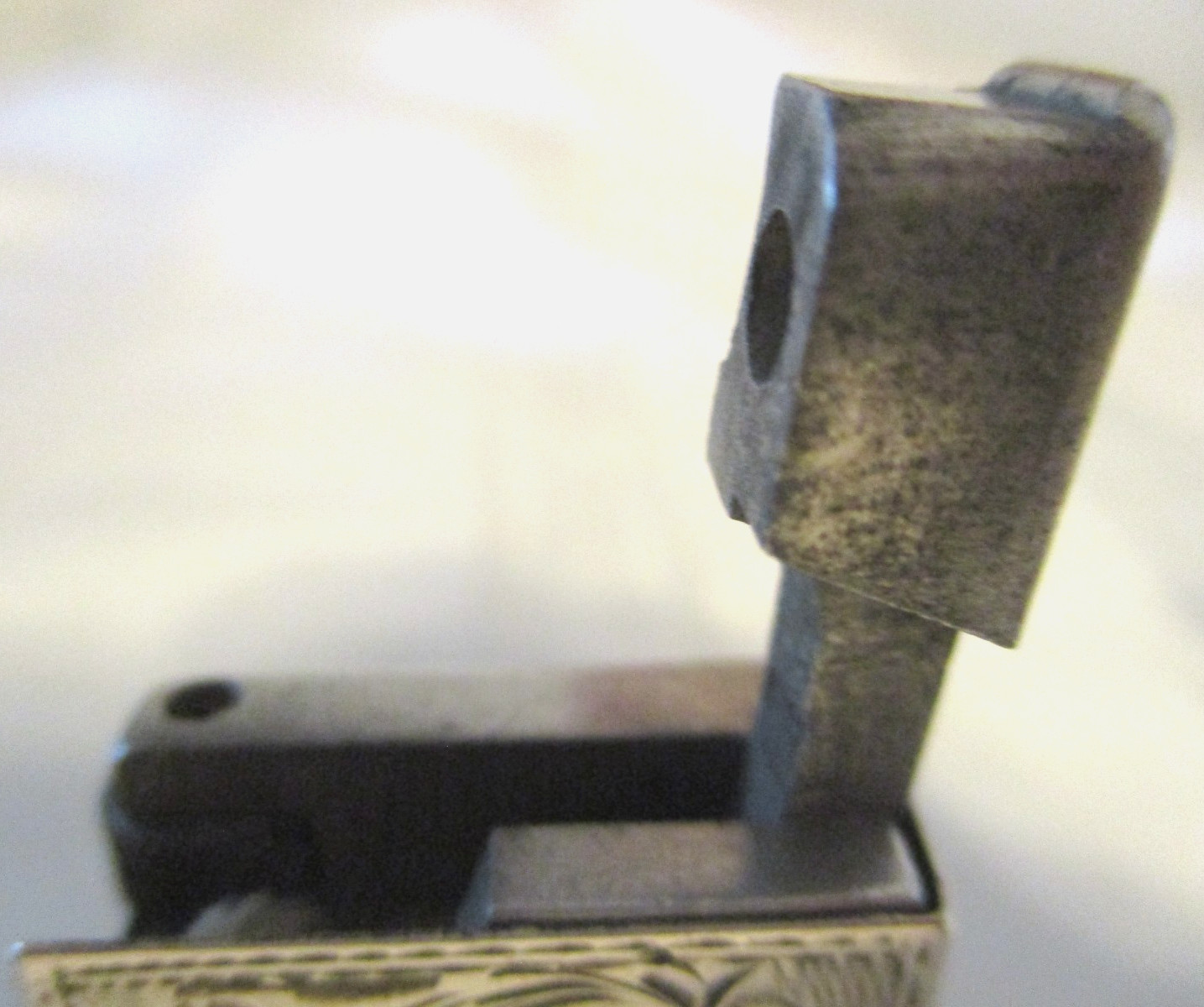 Art Deco Heavy Silver Lighter with Hall Marks 835