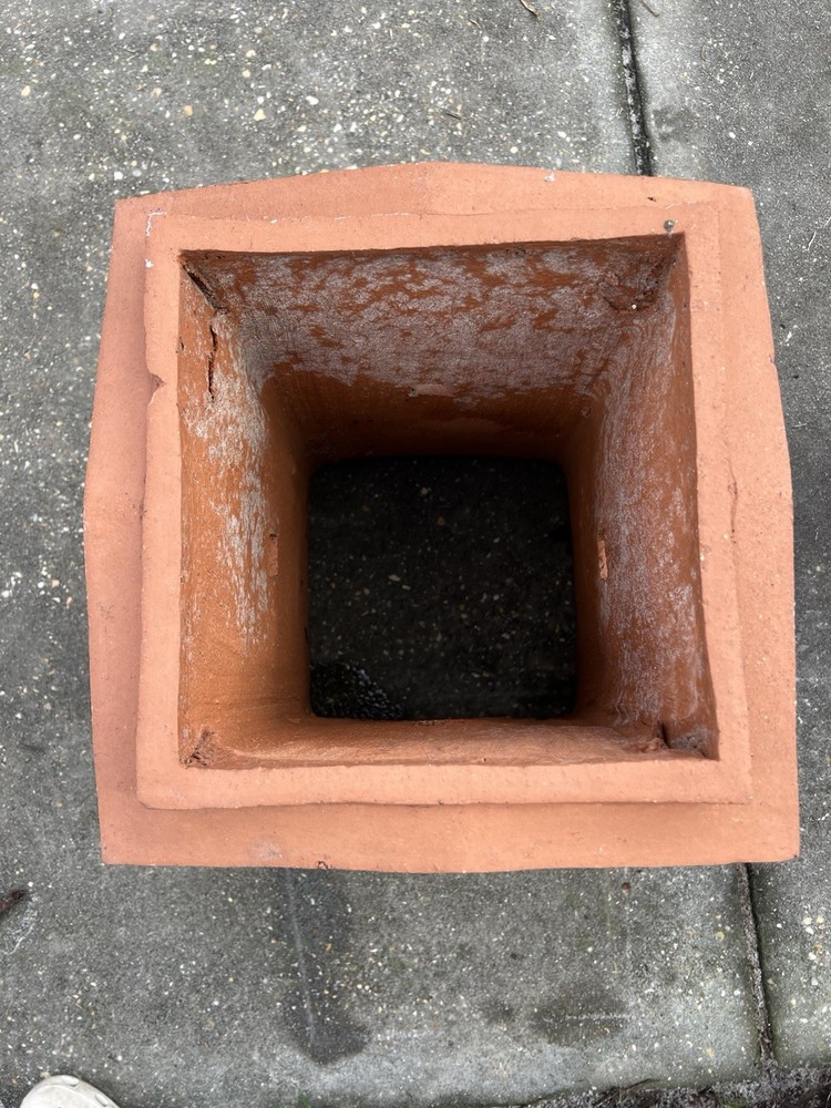 ANTIQUE 19th CENTURY TERRA COTTA CHIMNEY