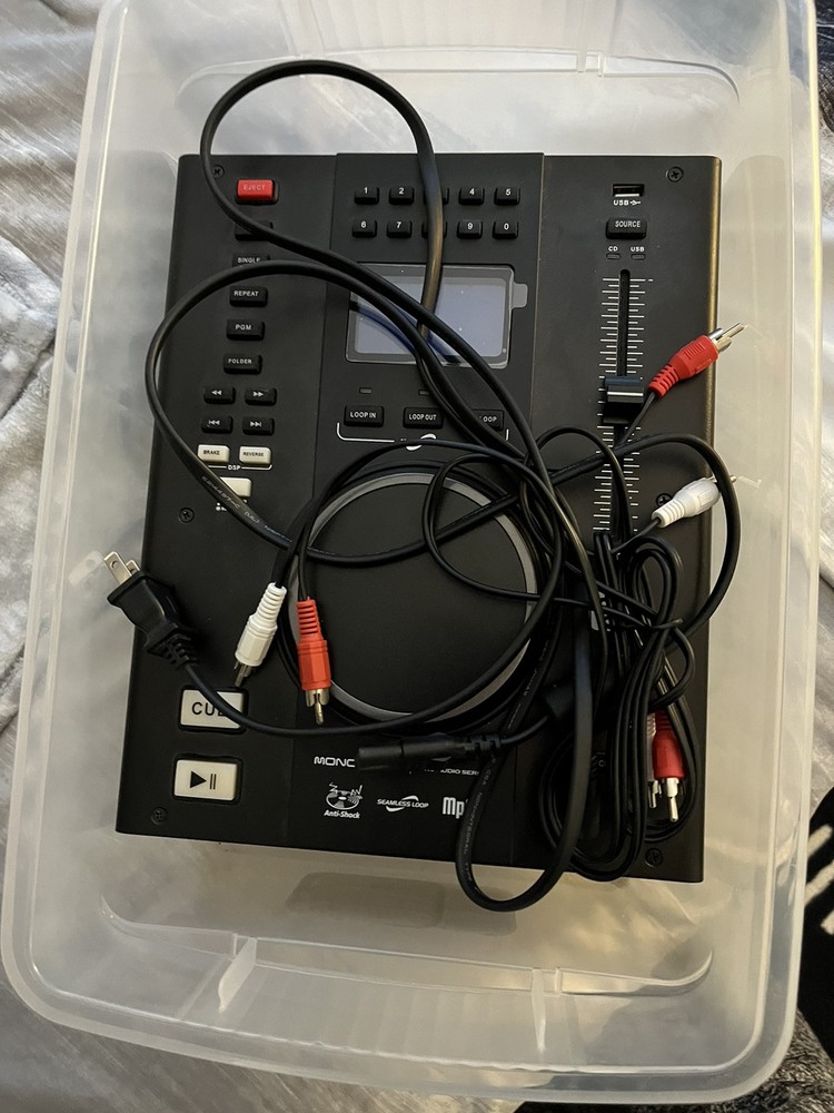 Monoprice Tabletop DJ CD Player