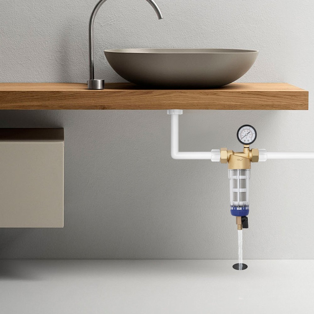 Water Filter, Flushable Prefilter, Reusable and Flushable Pre-Filtration System