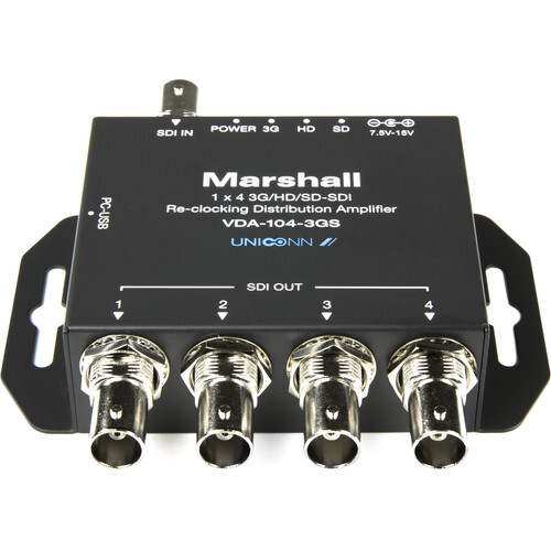 Marshall Electronics VDA-104-3GS-2 1x4 3GSDI Distribution Amplifier