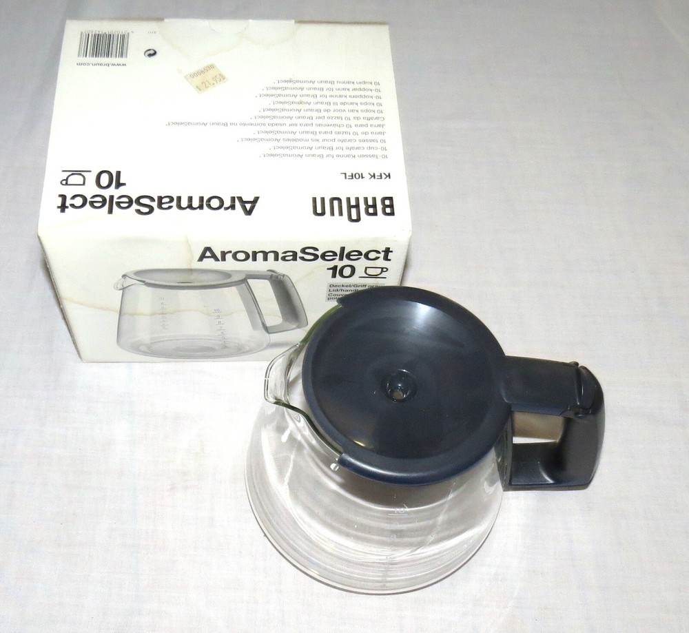 Braun Aroma Select Replacement Coffee Flask Pitcher Used Once - In Original Box