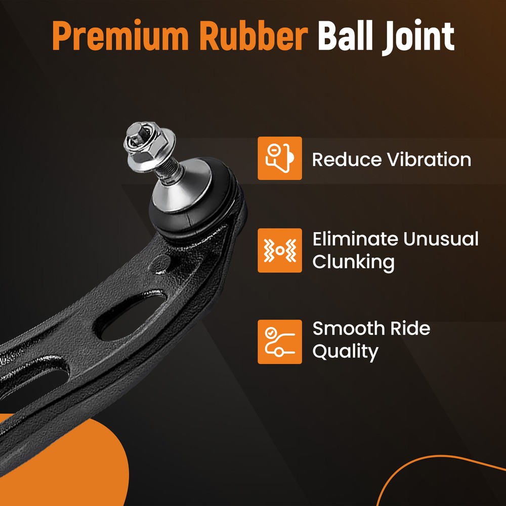 6 Pcs Front Lower Control Arm Assembly for Ford Taurus 2010 - 2012 All Models