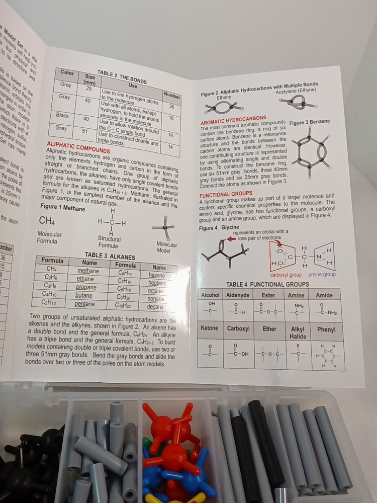Mega Molecules M Advanced Chemistry Model Set 2nd Edition Learning Toy Set