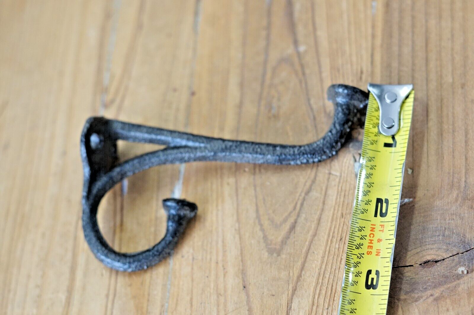 50 Rustic Cast Iron Coat Hat Wall Hooks Restore School Farm Towel Bath Kitchen