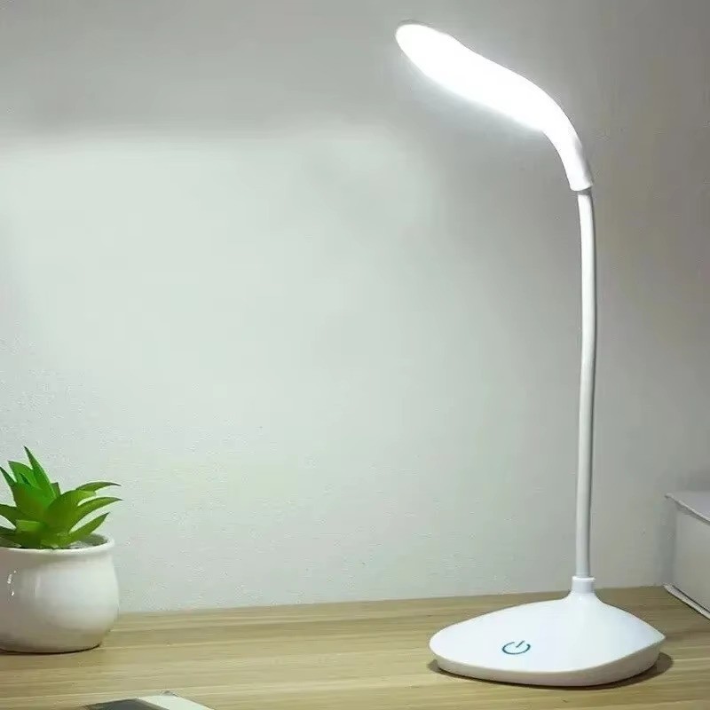 LED Desk Light Dimmable Bedside Reading Night Lamp USB Rechargeable Touch Sensor