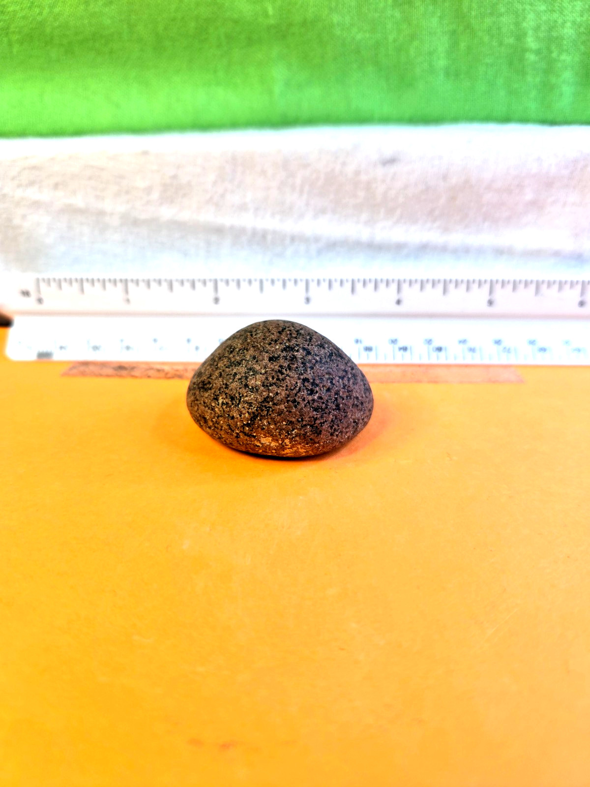 Authentic Beautiful colored well polished Granite cone personal find Mi.