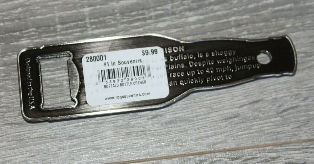 BUFFALO BREW Bottle Opener NEW