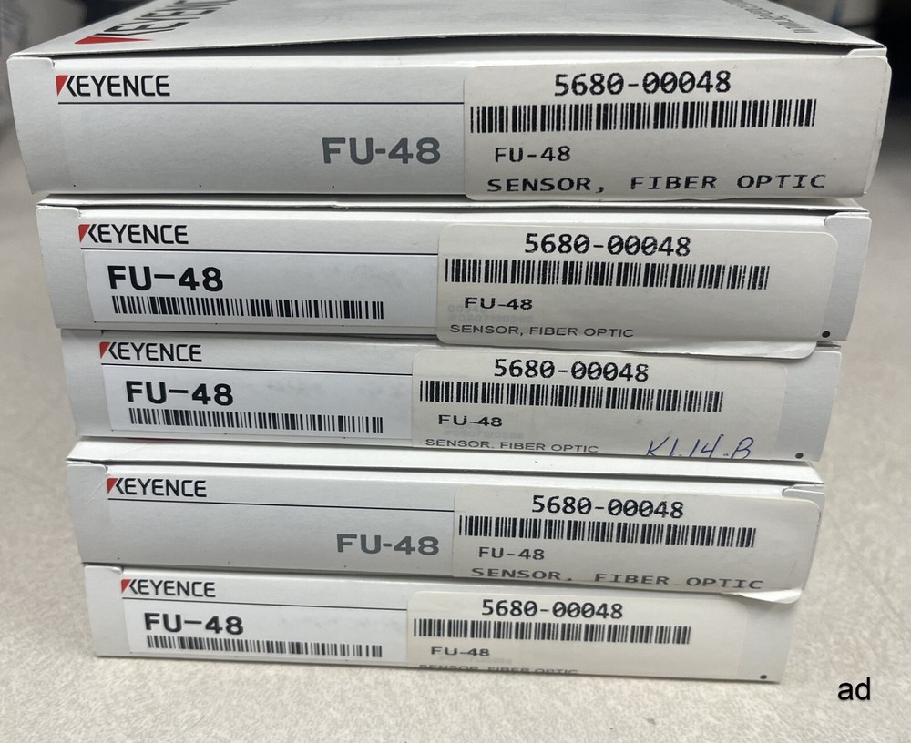 Keyence FU-48 Fiber Optic Sensor - 1 UNIT