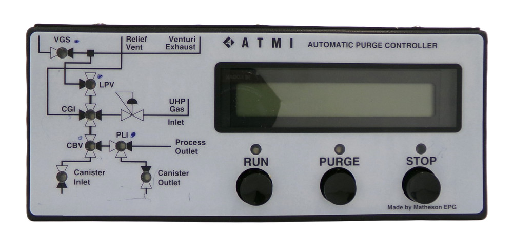 Matheson APC-7 ATMI Automatic Purge Controller V1.16 Working