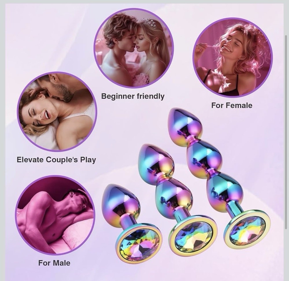 Metal Butt Plug Anal Beads