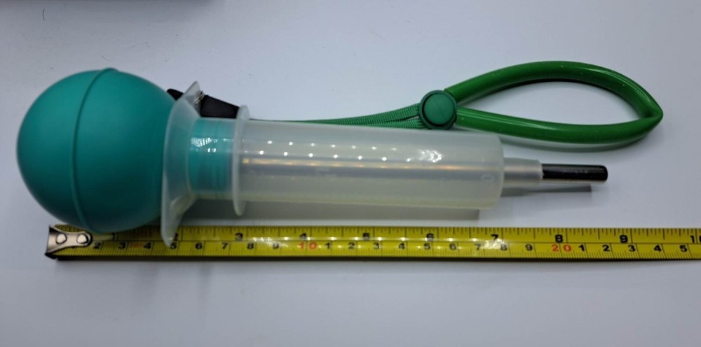 CS1 14" Gold Prospecting Crevice Sniping Bulb Suction Tool +Tether DEEP REACH