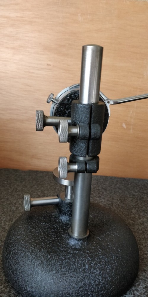 SUPERB Starrett 654 Comparator Stand w/ Dial Indicator 25-B Inspector Bench