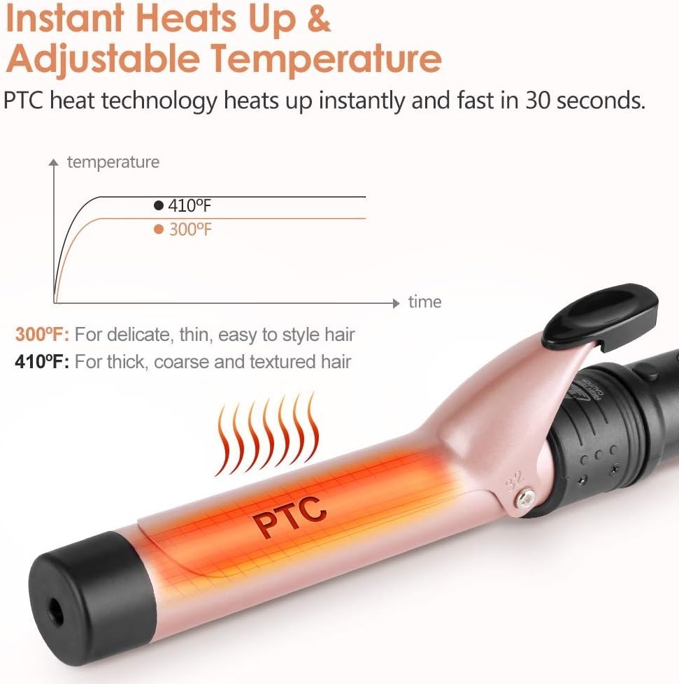 Versatile Curling Wand with Interchangeable Barrels