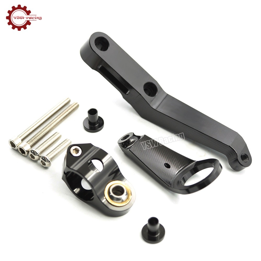 For Honda CBR954RR 2002 2003 CNC Steering Damper Stabilizer Bracket Mount Kits