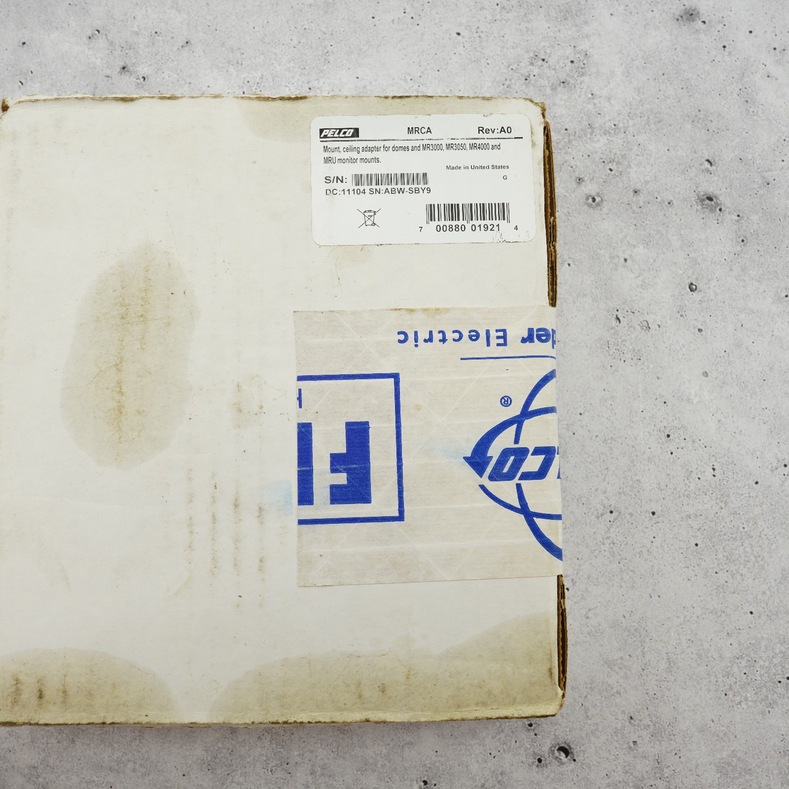 NEW Pelco C234M-A MRCA Ceiling Mount Adapter MR3000 MR3050 MR4000