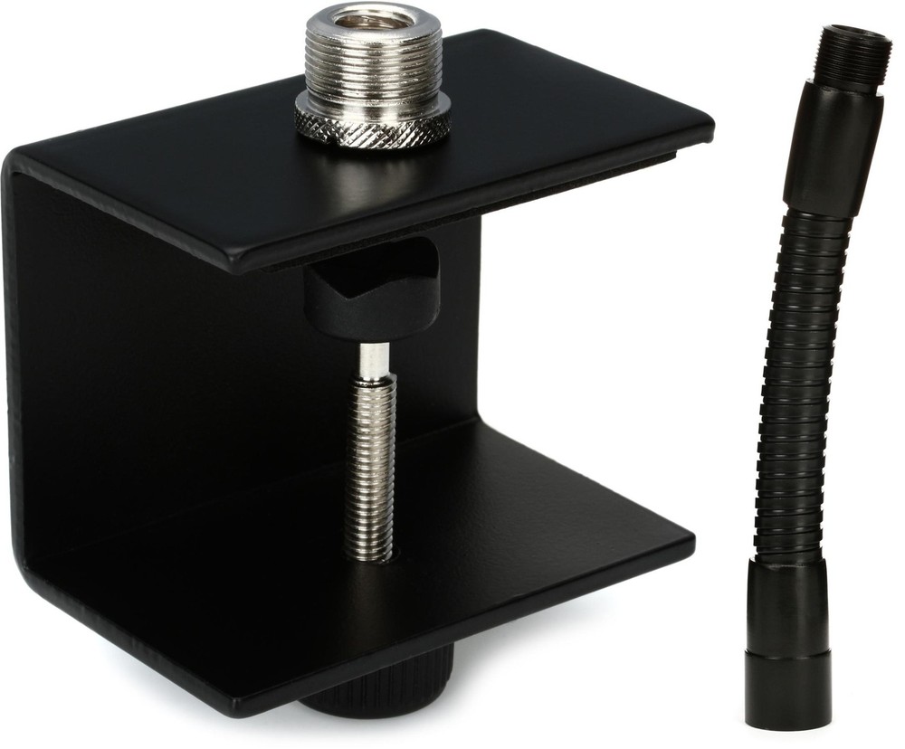 On-Stage TM03 Table Top Mic Clamp + On-Stage TMP-MSA9030-06B Value Bundle