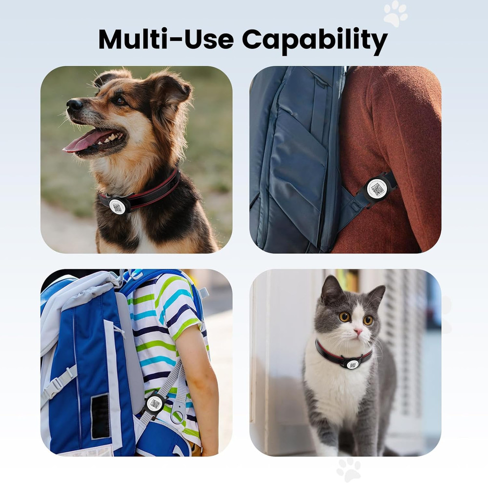 Smart Dog Tracker for Collar, for Ios & Android, Pet Location Tracker with Holde