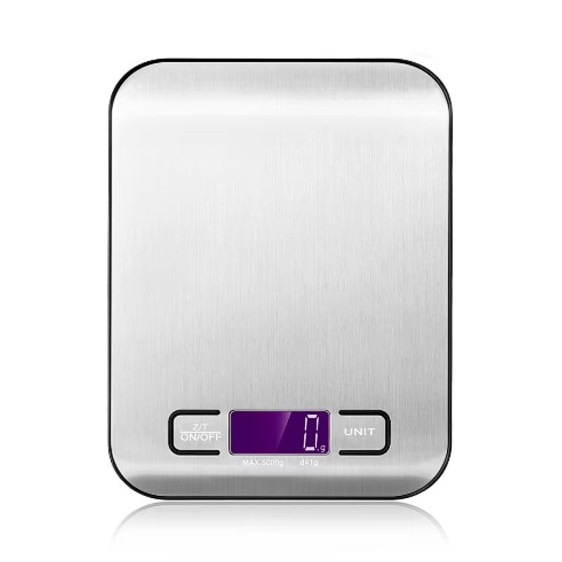 Portable Electronic Digital Kitchen Scale With Timer High Precision LED Display