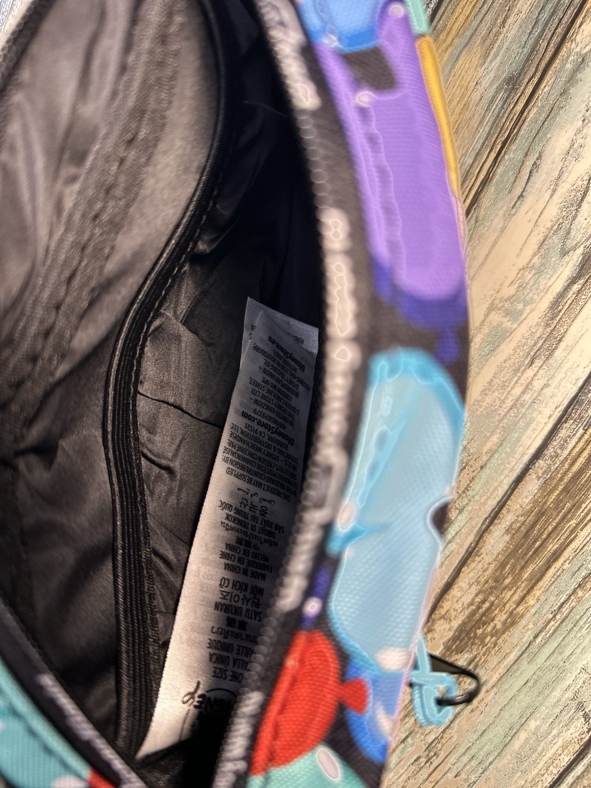 NEW Disney Parks Belt Bag Mickey Mouse Balloons Print •Adjustable Strap