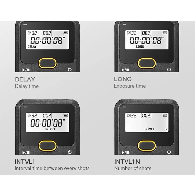 Godox TR-TX TR-RX Wireless Timer Remote Control Camera Shutter Release Cable NEW