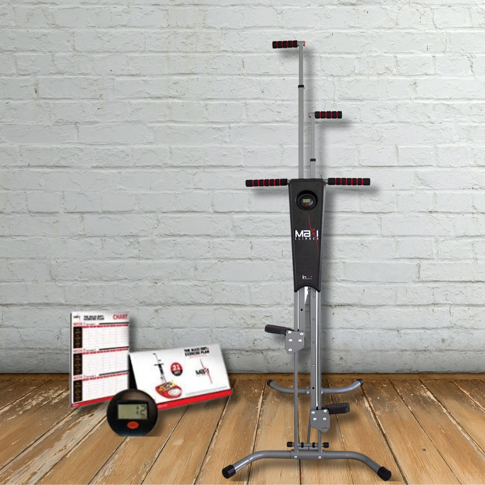 Maxi Climber: Vertical Climbing System with LED Tracking Display, Perfect Diet