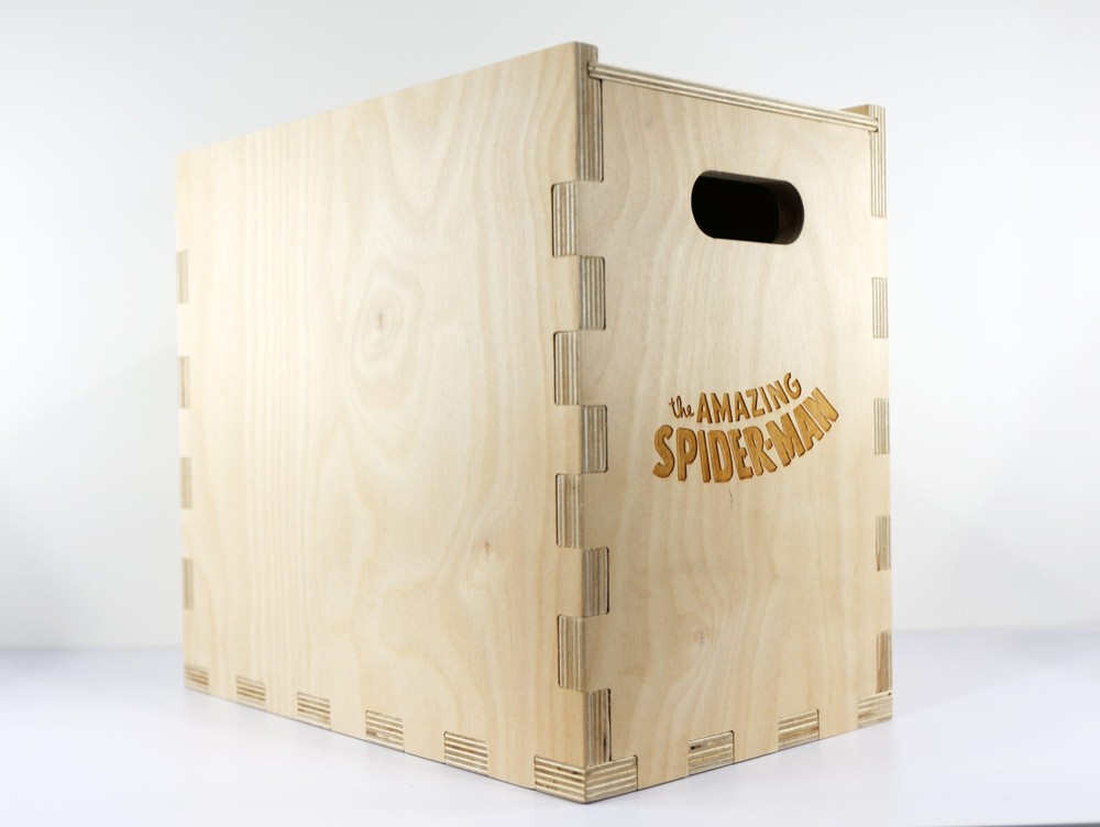 Spider-man Timber Comic Storage Box *Comics Not Included