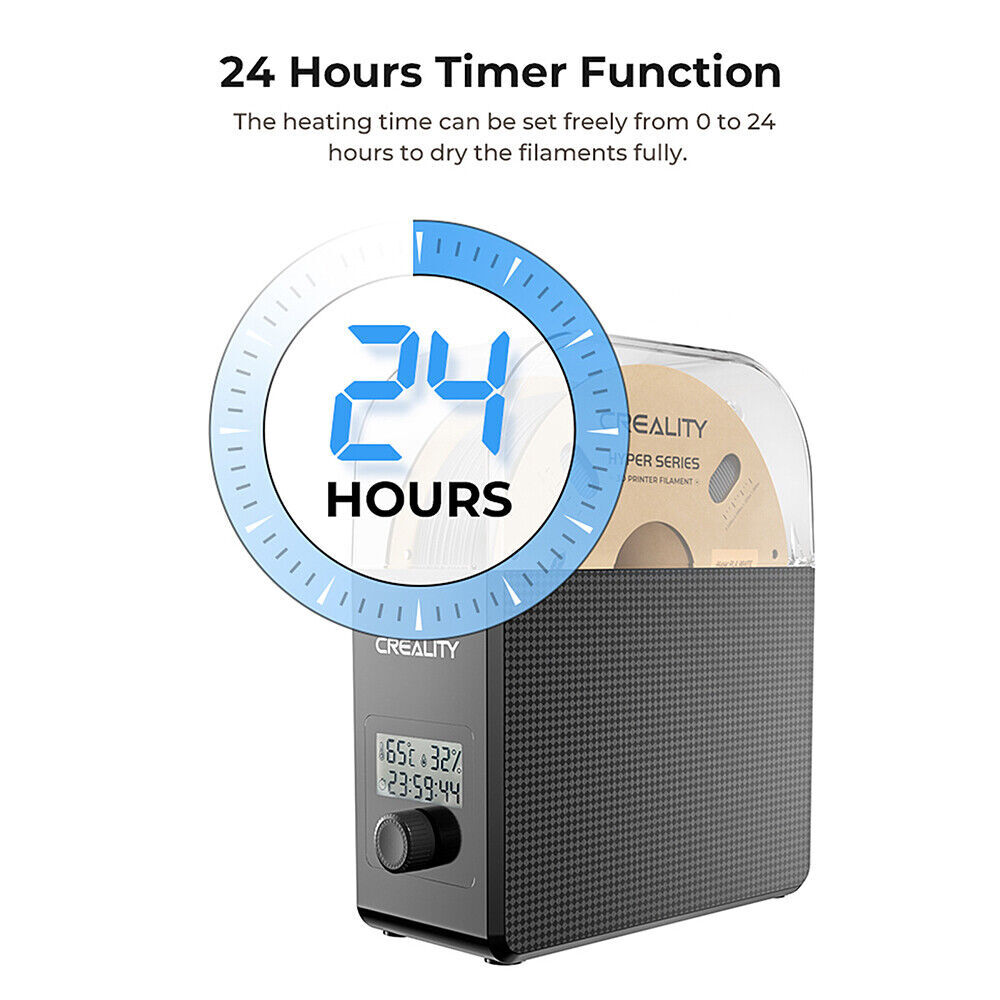 Filament Dryer Box 2.0 - 360° Hot Heating for 1.75mm and 2.85mm Filament K2U2