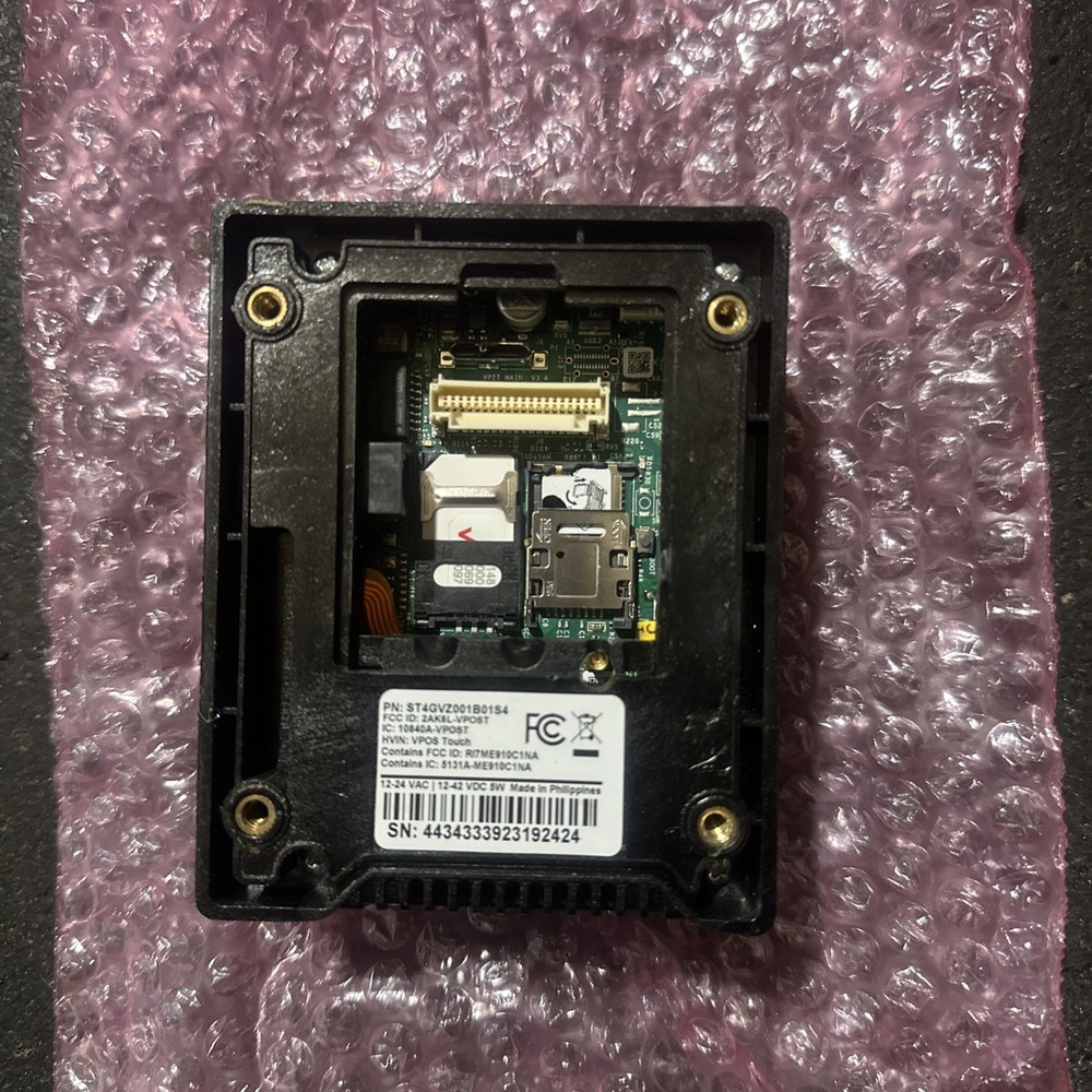 Black Nayax VPOS Touch Credit Card Reader